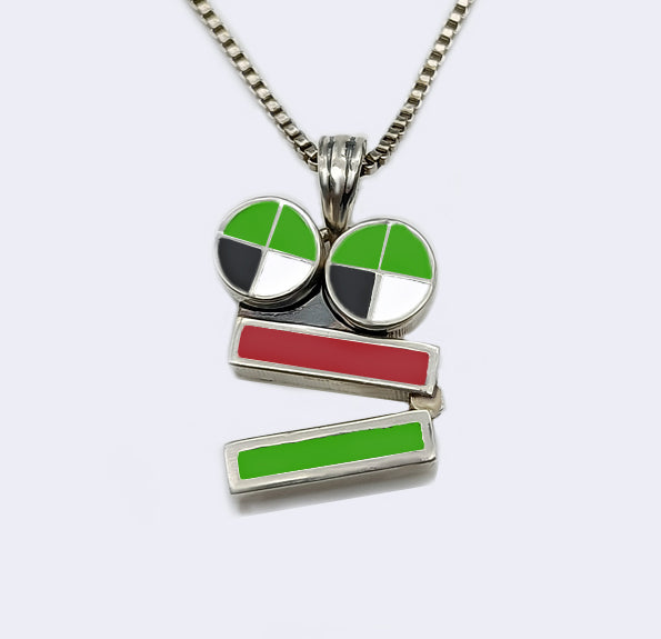 Opepen Silver Moveable Pendant